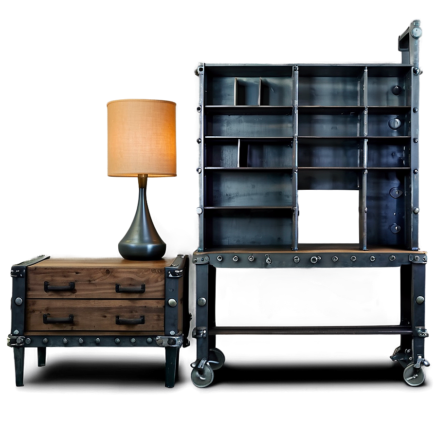 Industrial Style Furniture Png 05242024 PNG