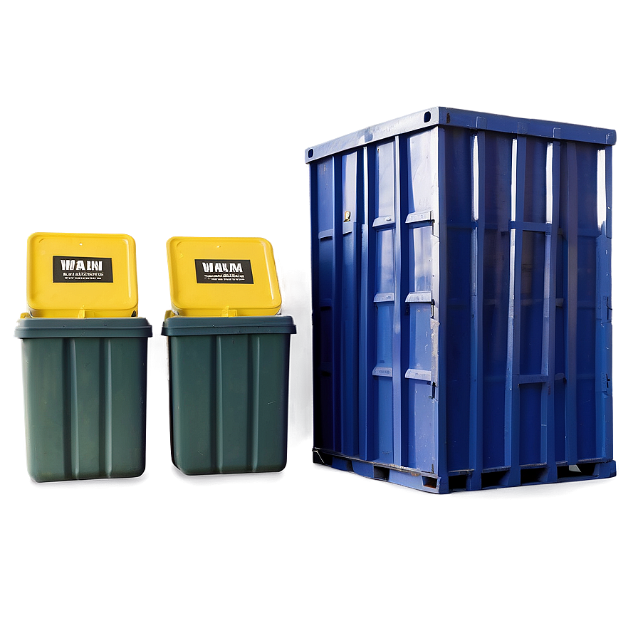 Industrial Waste Containers Png Rsw PNG