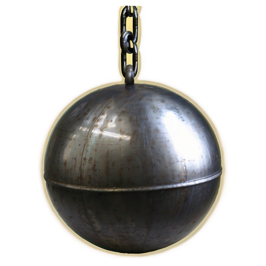 Industrial Wrecking Ball Image Png 06112024 PNG