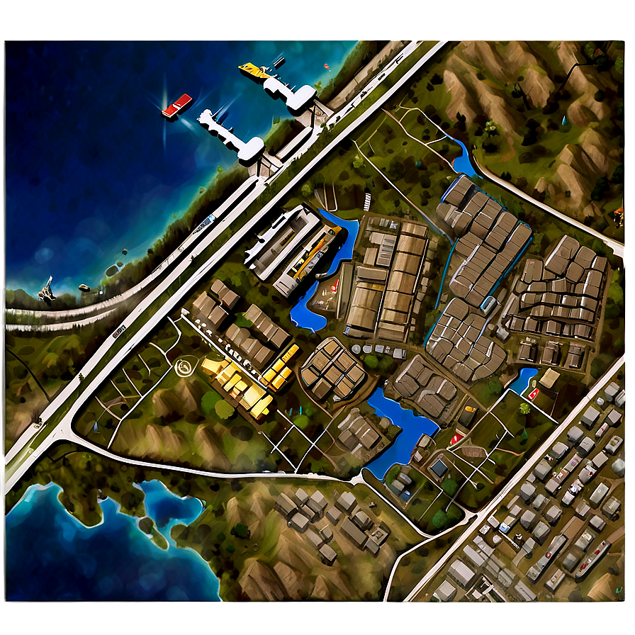 Industrial Zone Map Png 71 PNG