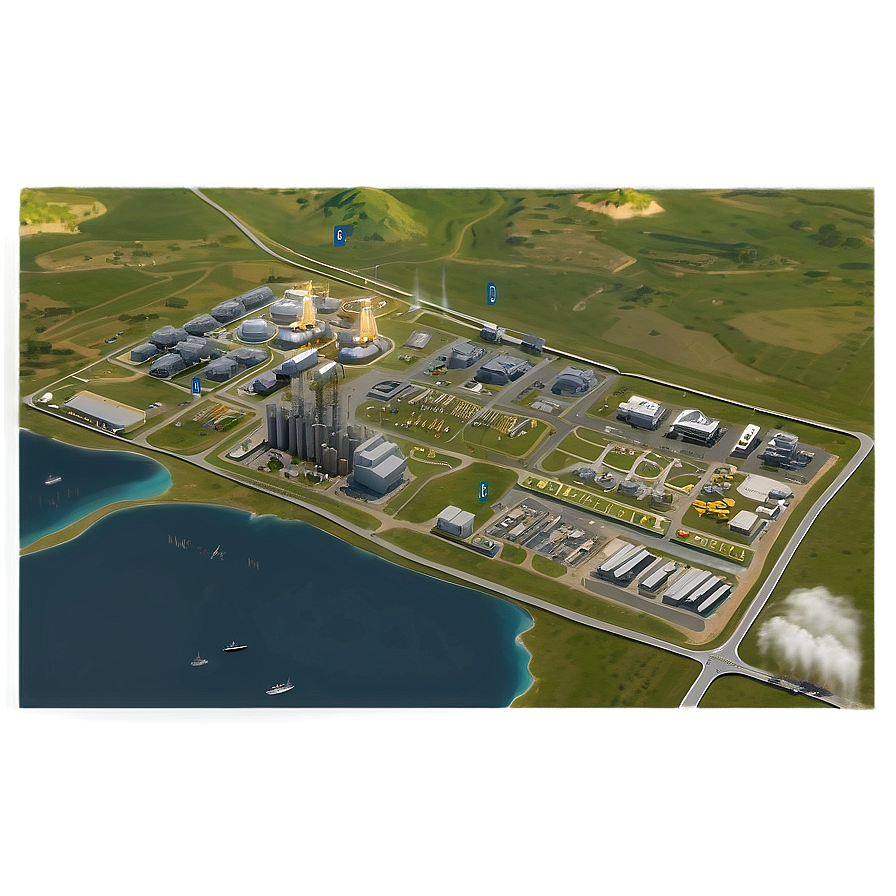 Industrial Zone Map Png Voa82 PNG