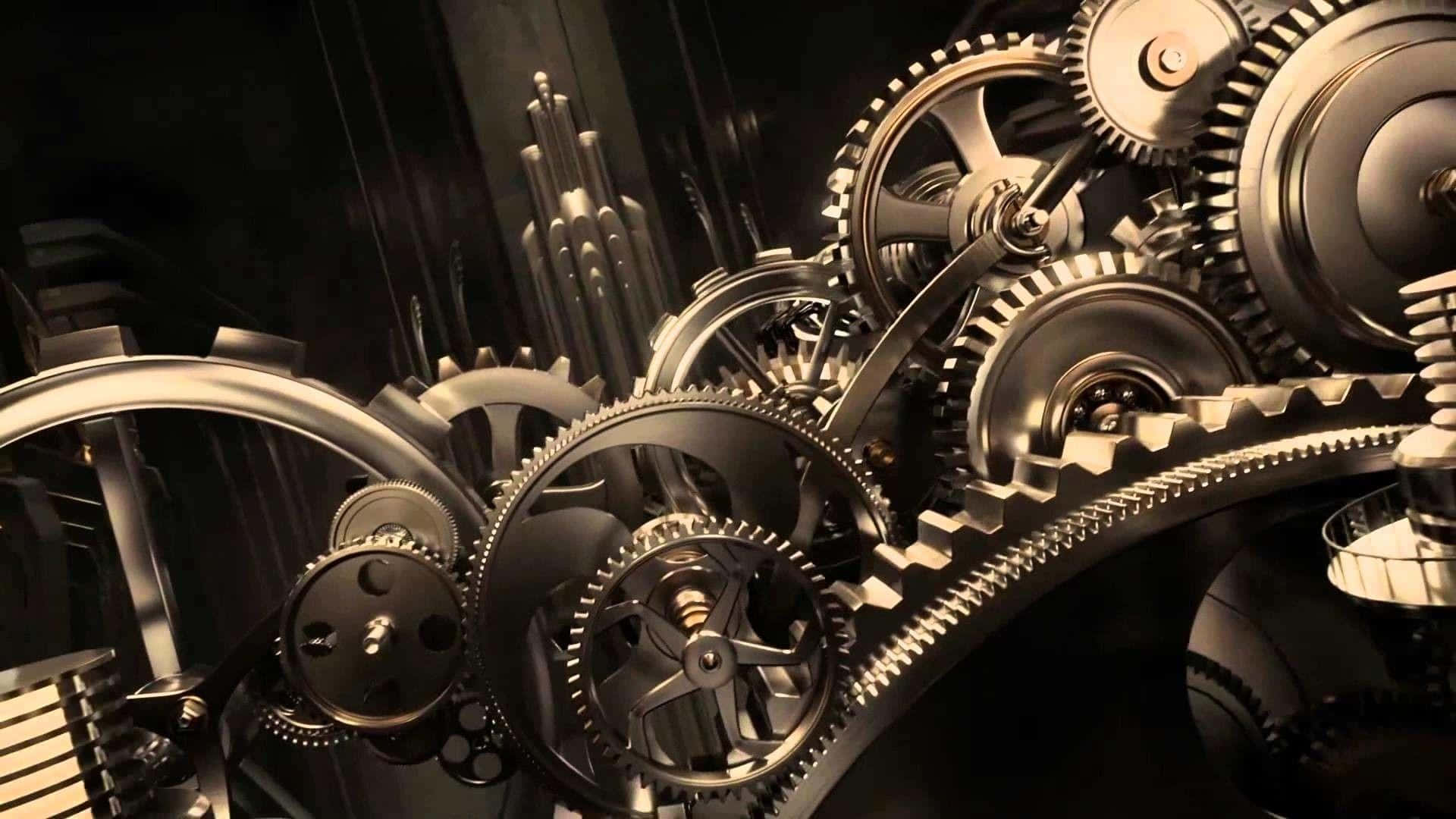 Industrious Gears And Cogs Wallpaper
