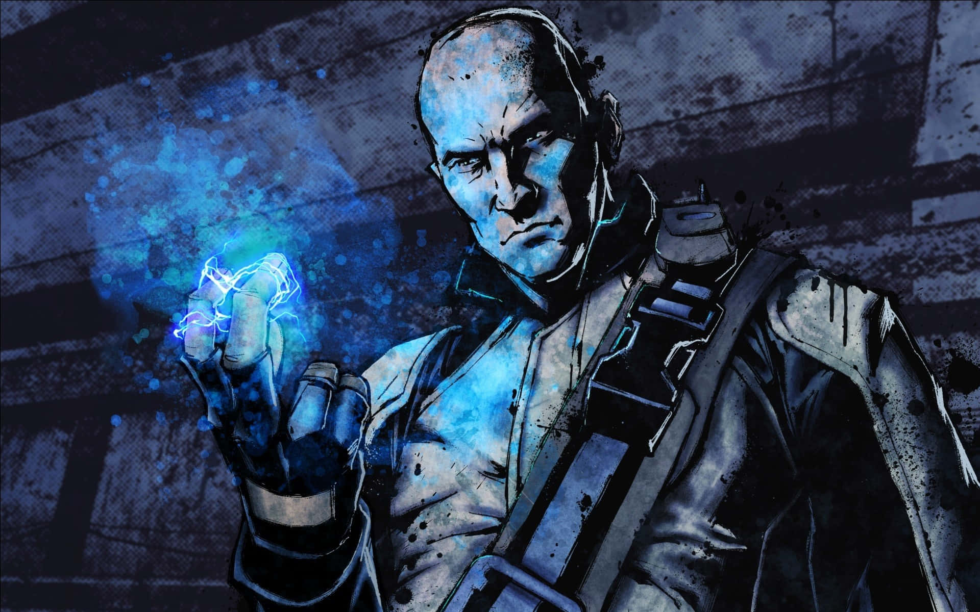 Infamous Lex Luther With Glowing Object Wallpaper