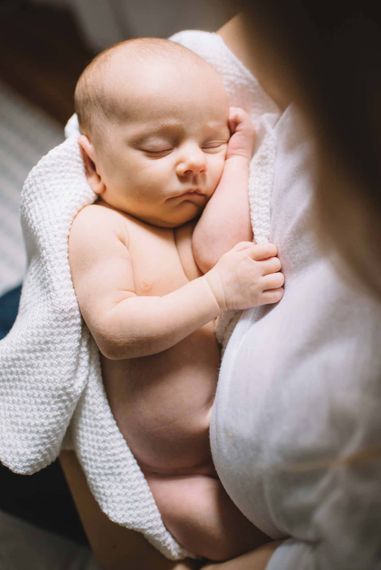 Unmomento Di Gioia Di Un Neonato.