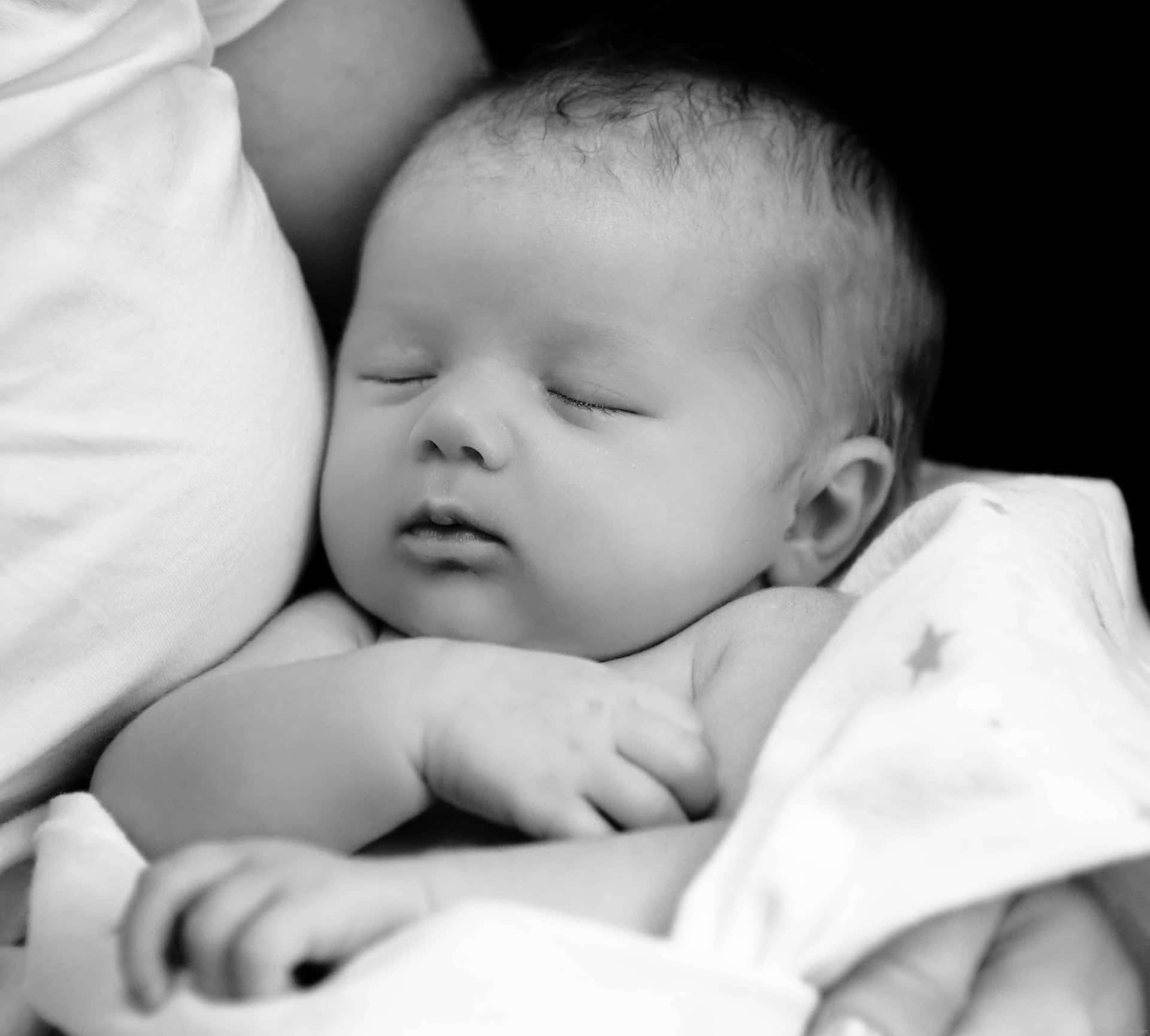 A sweet sleeping infant