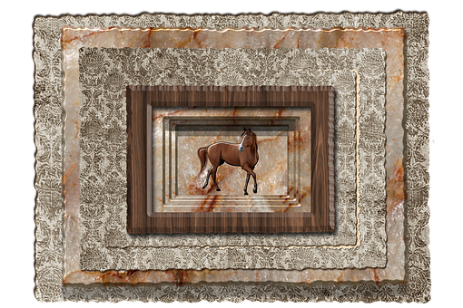 Infinite Horse Frame Illusion PNG