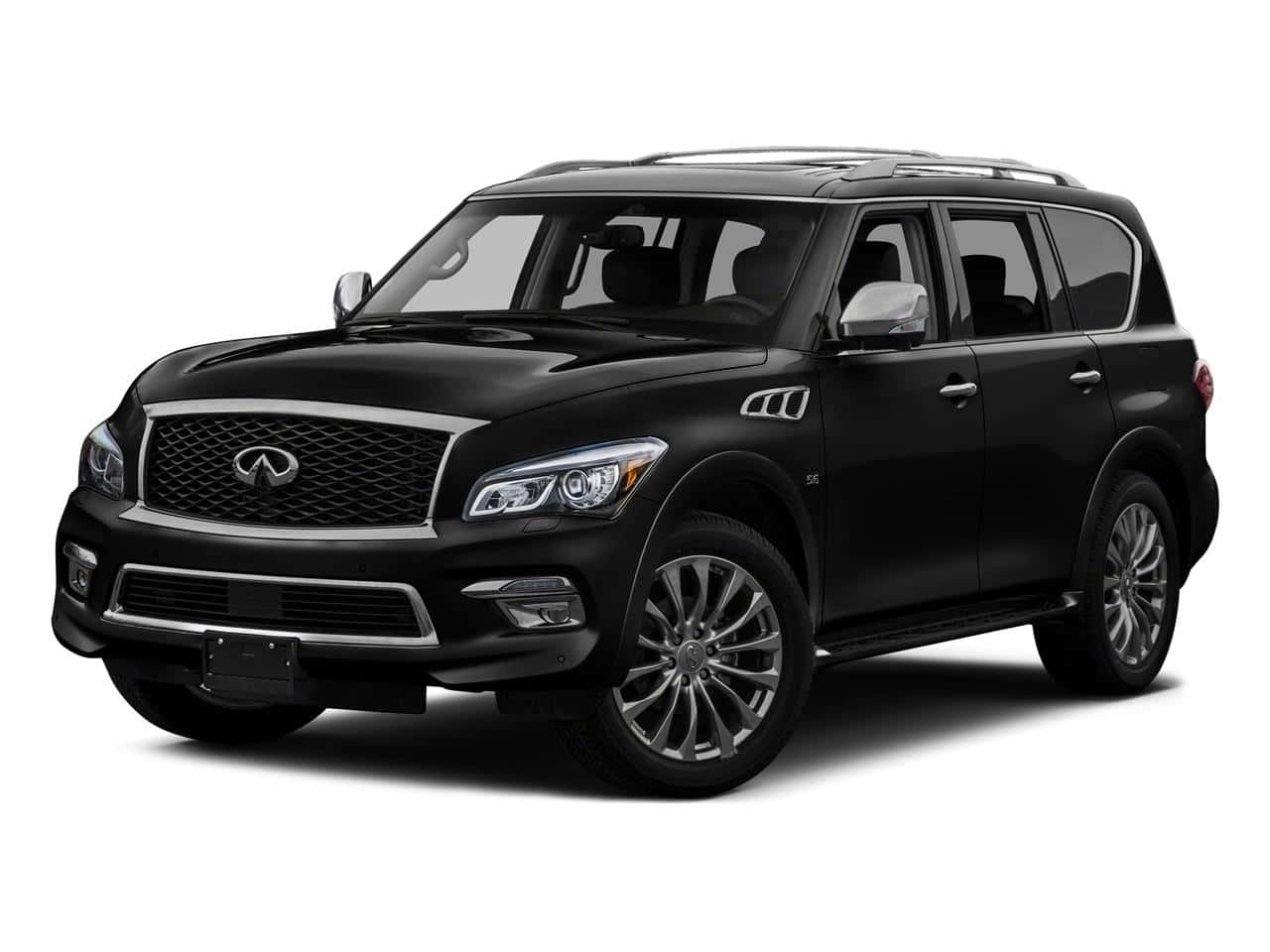 Impresionanteinfiniti Qx80 En Movimiento. Fondo de pantalla