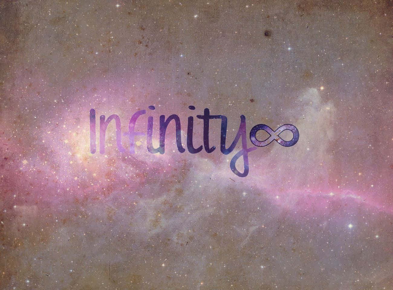 Infinity Symbol On Abstract Background