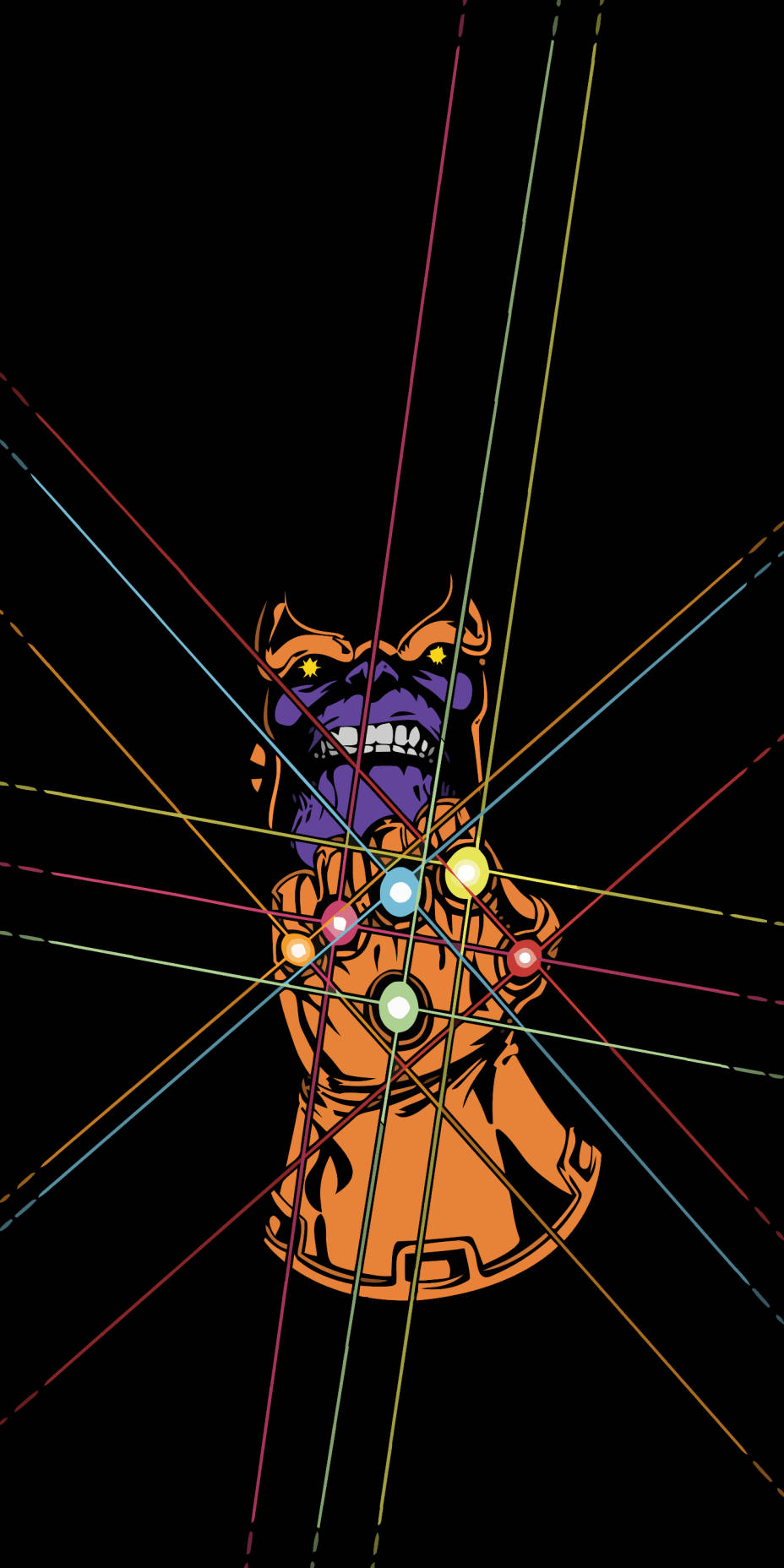 Infinity Gauntlet Portrait Thanos Hd Wallpaper