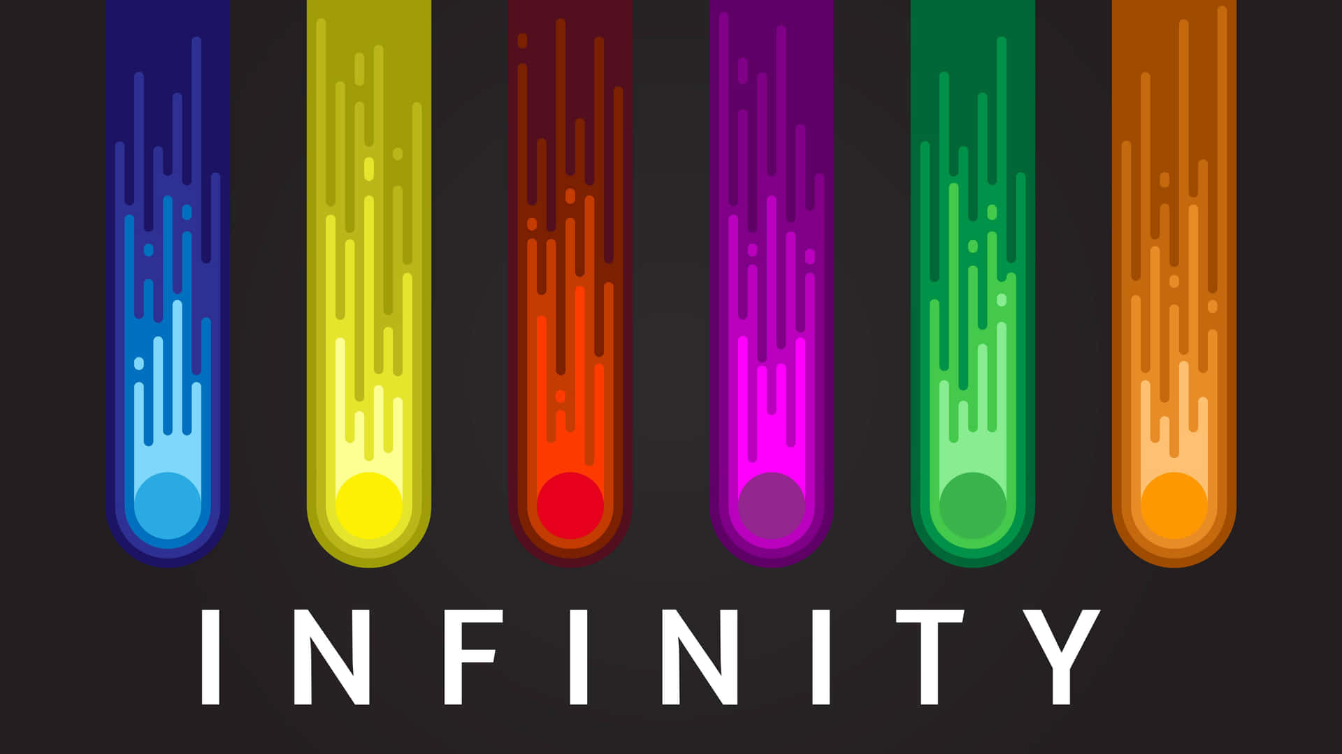 Stunning Illustration of Infinity Gems Wallpaper