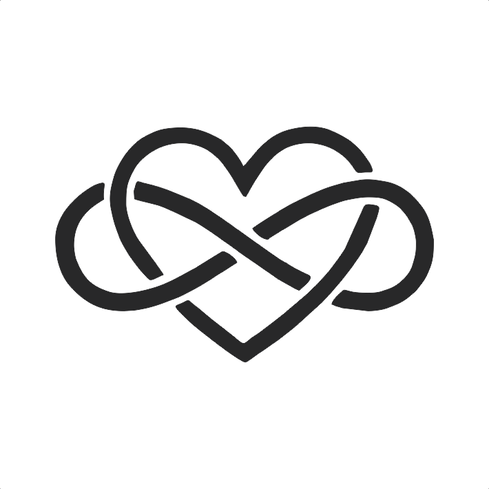 Infinity Heart Icon PNG