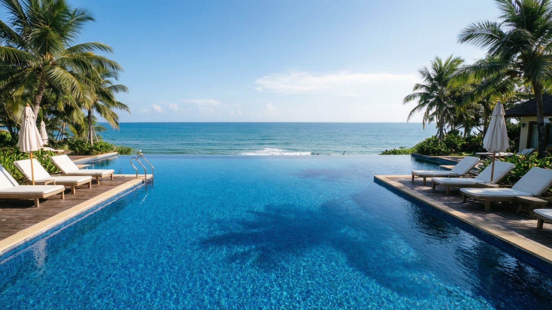 Infinity Pool Luxury Papéis de Parede