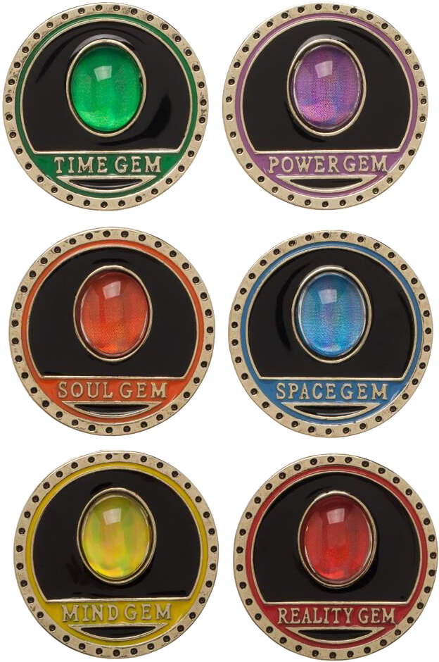 Infinity Stones Collection PNG