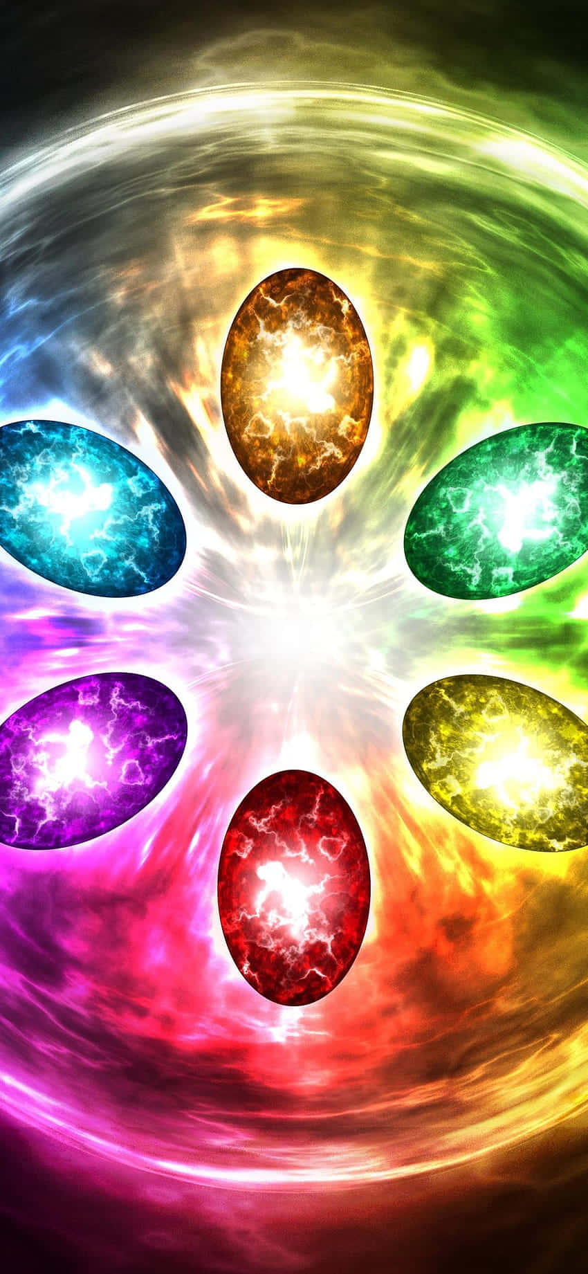 The Infinity Stones - each power to bend reality - assemble Wallpaper