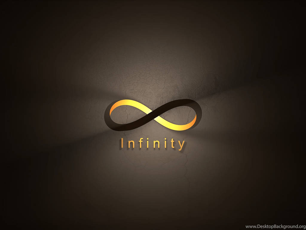 Infinity Symbol Gold Silver Wallpaper