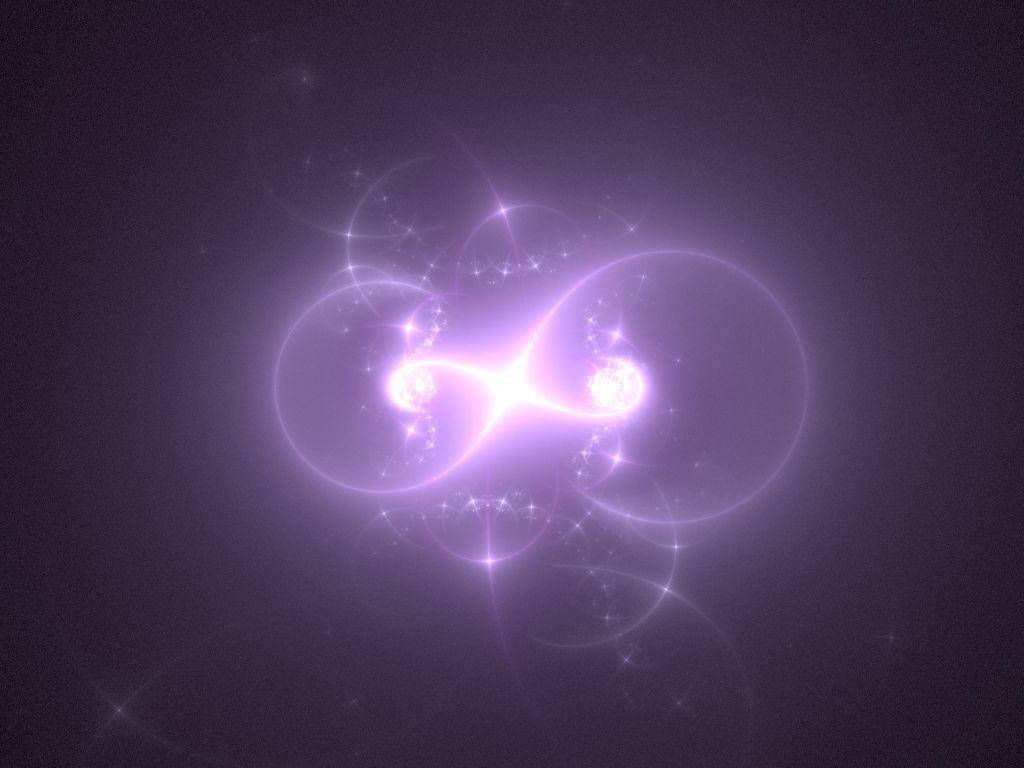 Abstract Infinity Symbol in Hazy Setting Wallpaper