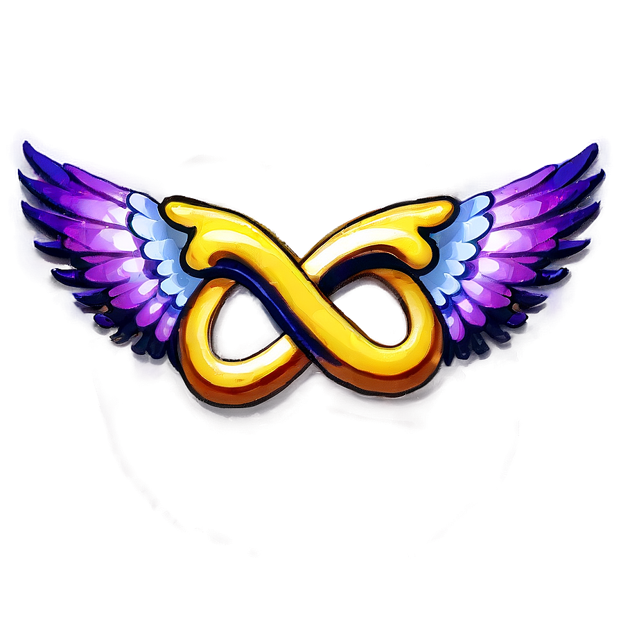 Infinity Symbol With Wings Png 06122024 PNG