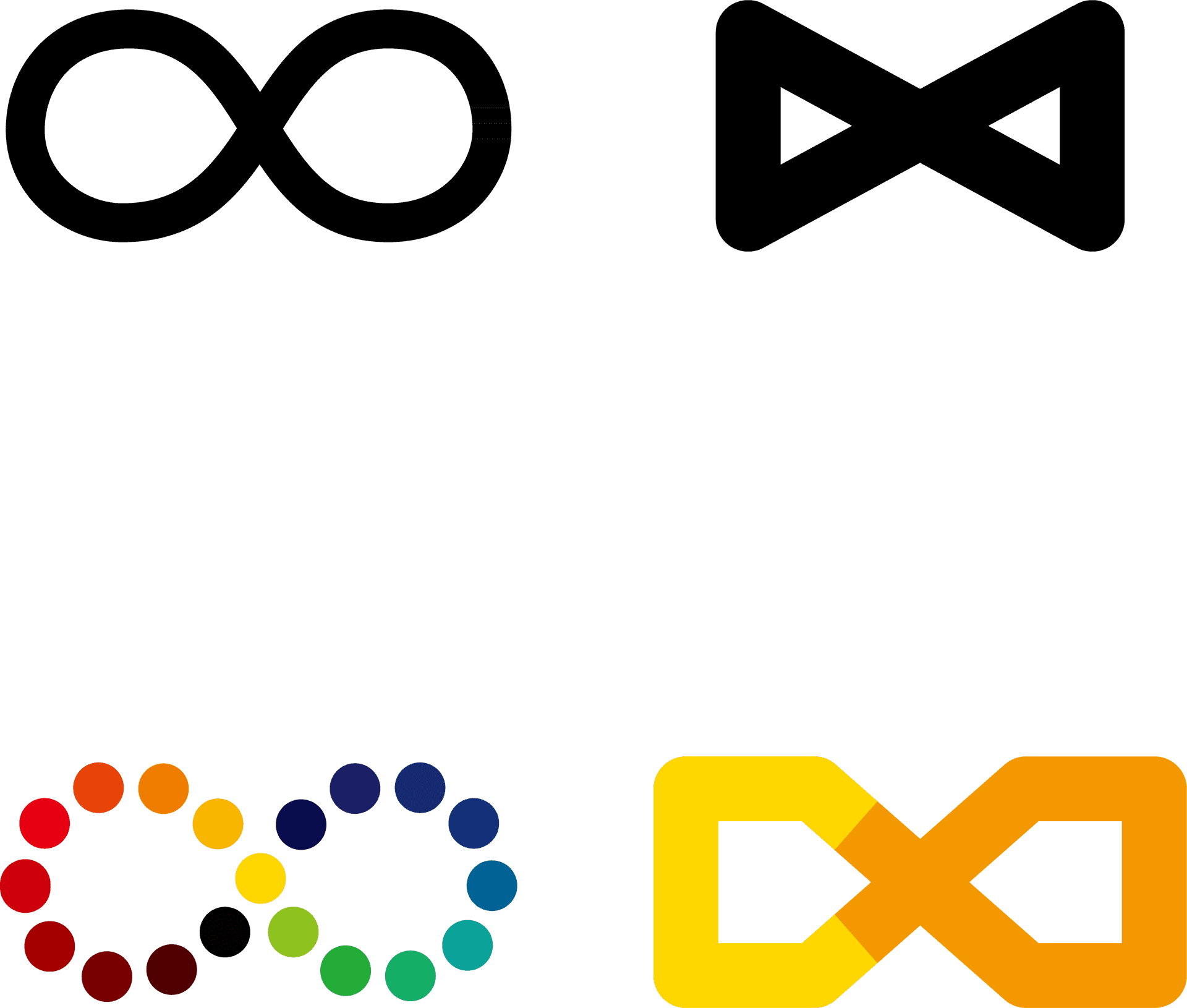 Infinity Symbols Variations PNG