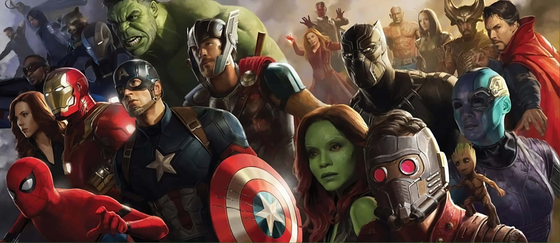Ingen er sikre for magten fra den Mad Titan Thanos! Wallpaper