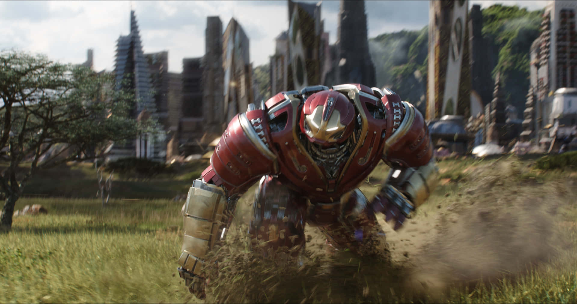 Dengalne Titanen Thanos Inleder Den Episka Infinity-kriget. Wallpaper