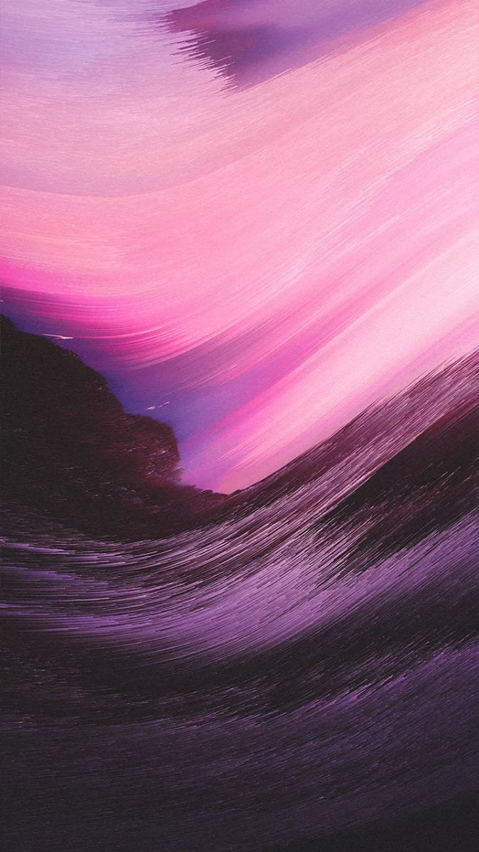 Infinix Abstract Pastel Pink Waves Wallpaper