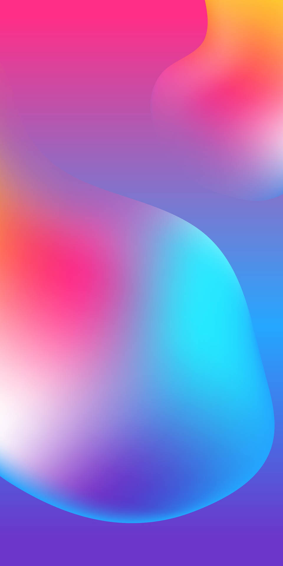 Infinixhot S3 Gradiente De Colores Fluidos Fondo de pantalla