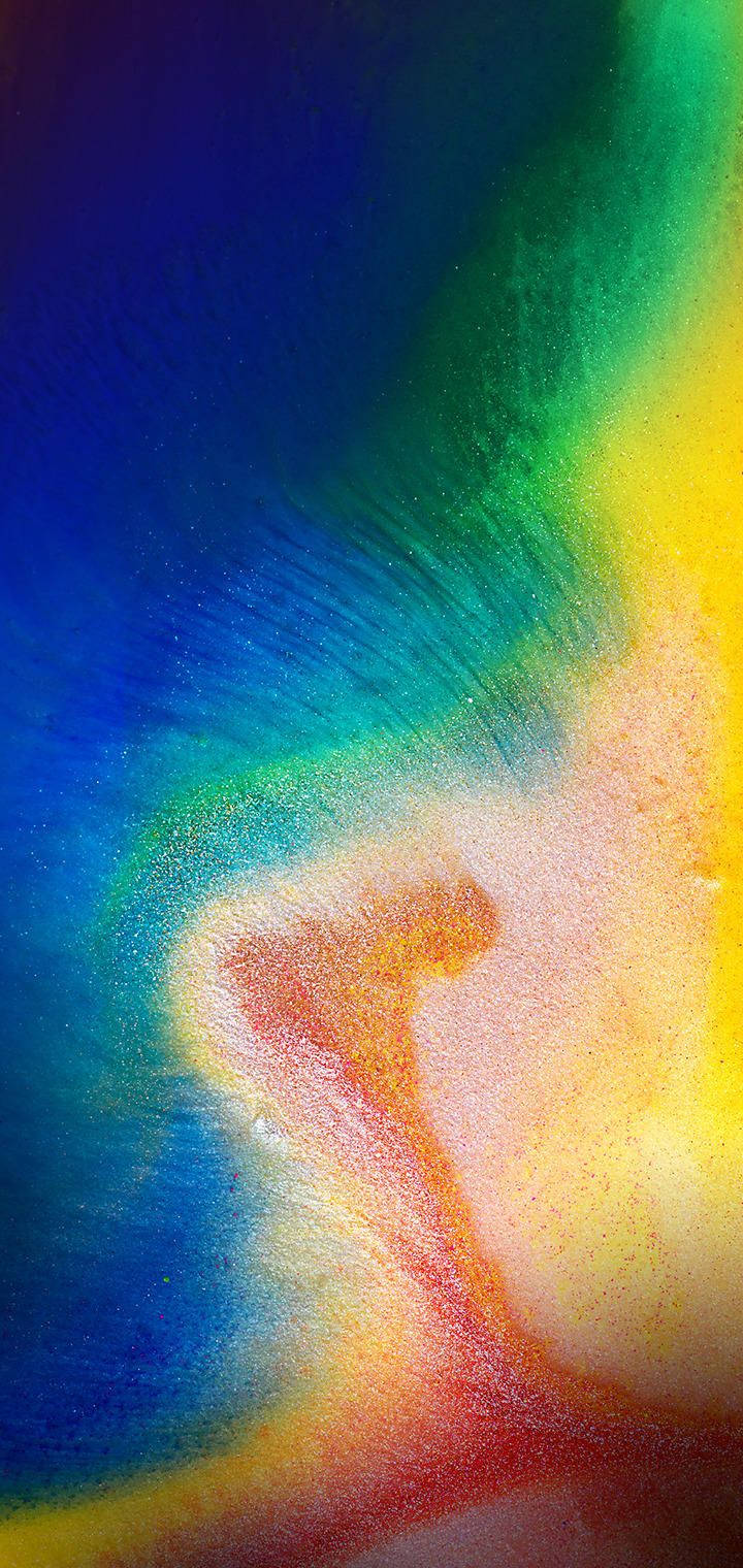 Infinix Hot S4 Colorful Sand Art Wallpaper