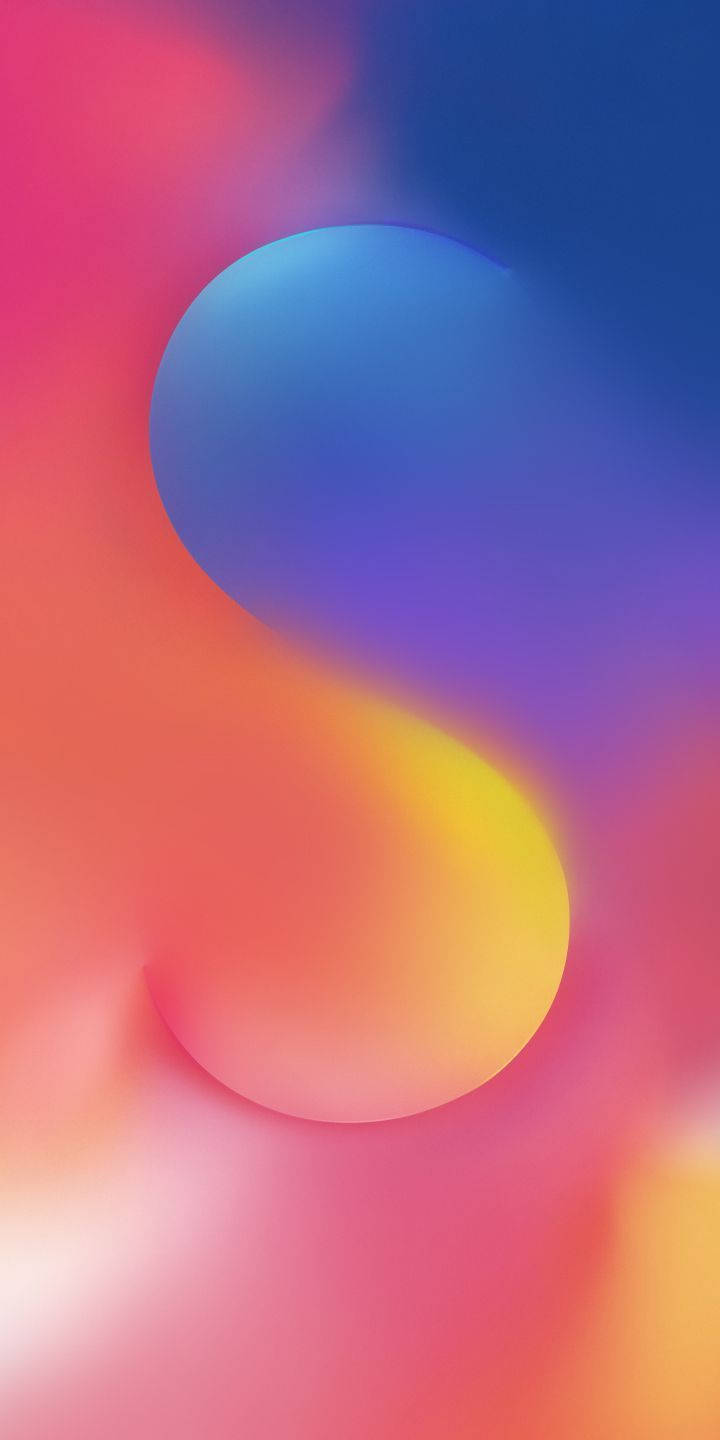 Dette Infinix S3 farverige abstrakte digitale maleri tapet Wallpaper