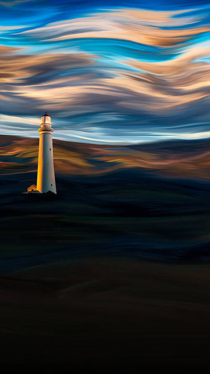 Infinix Smart Digital Art Lighthouse Wallpaper