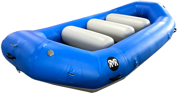 Inflatable Blue Raft Isolated PNG