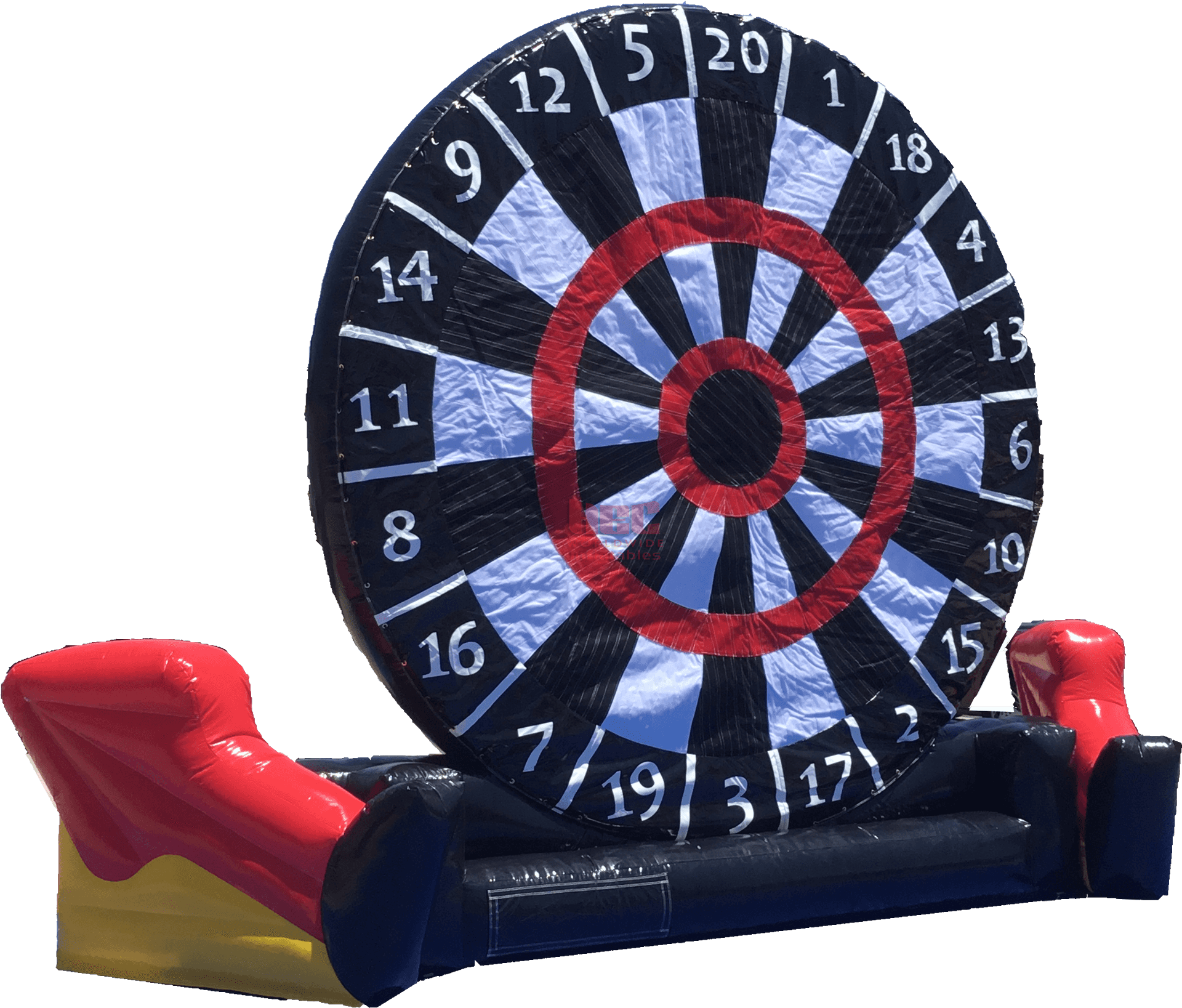 Inflatable Giant Dartboard Outdoor Game PNG