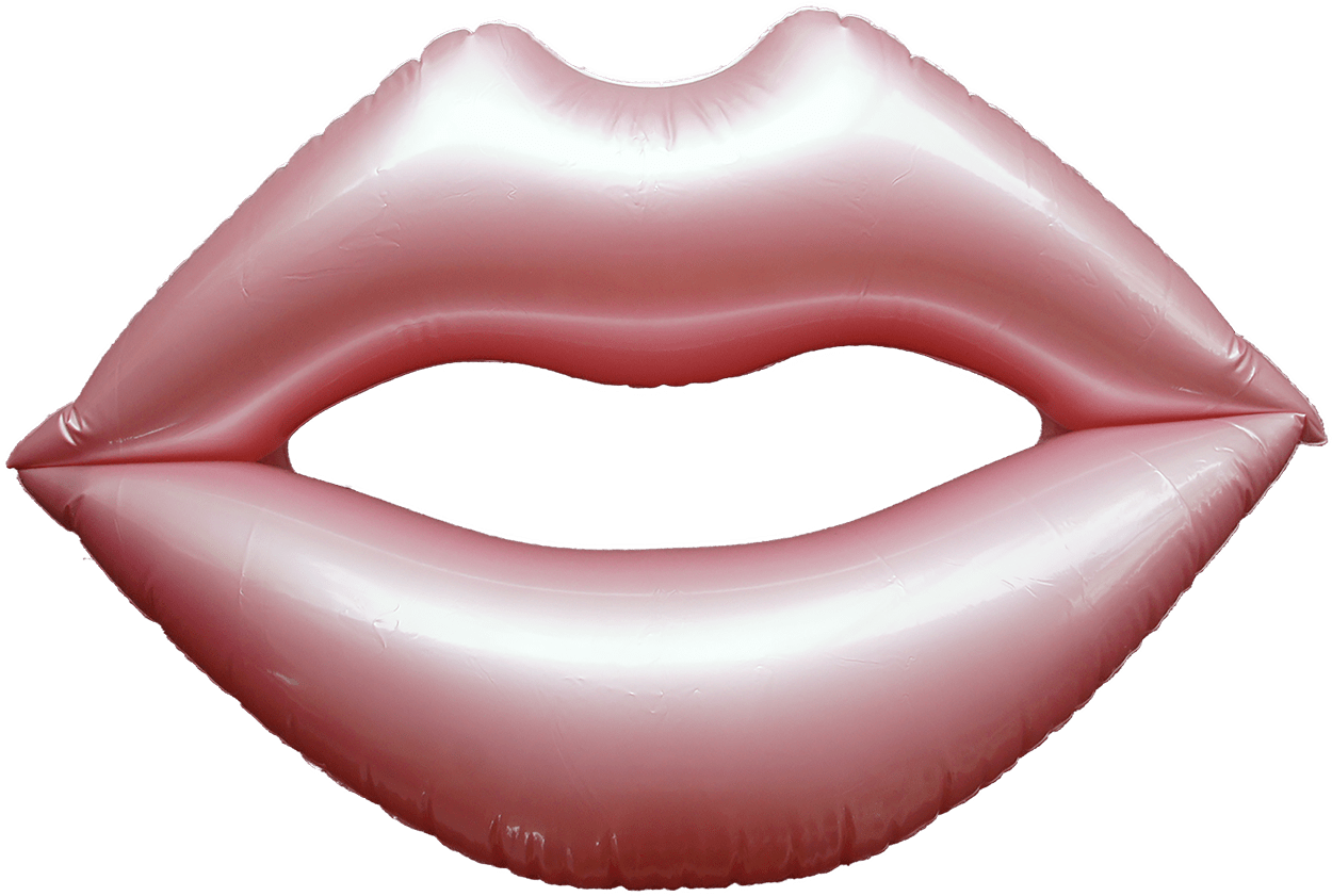 Inflatable Lips Balloon PNG