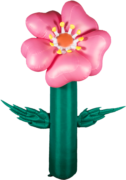 Inflatable Pink Camellia Flower PNG