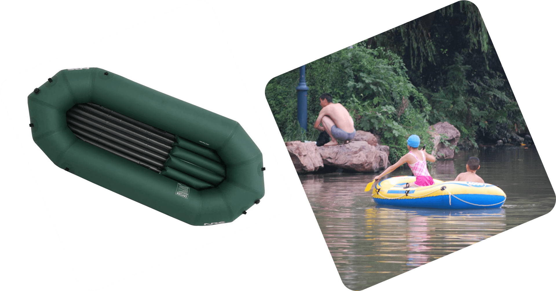 Inflatable Raftand Family Rafting Adventure PNG
