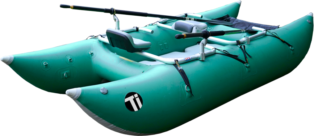 Inflatable Raftwith Oars PNG