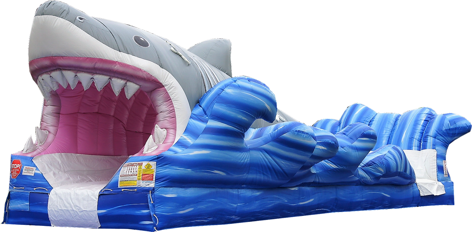 Inflatable Shark Slide Adventure PNG