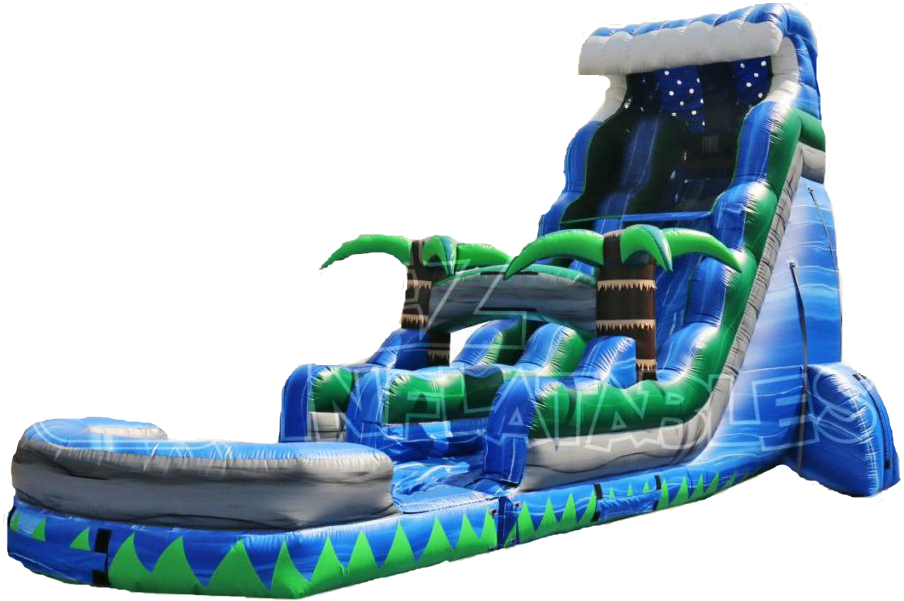 Inflatable Water Slide Adventure Park PNG