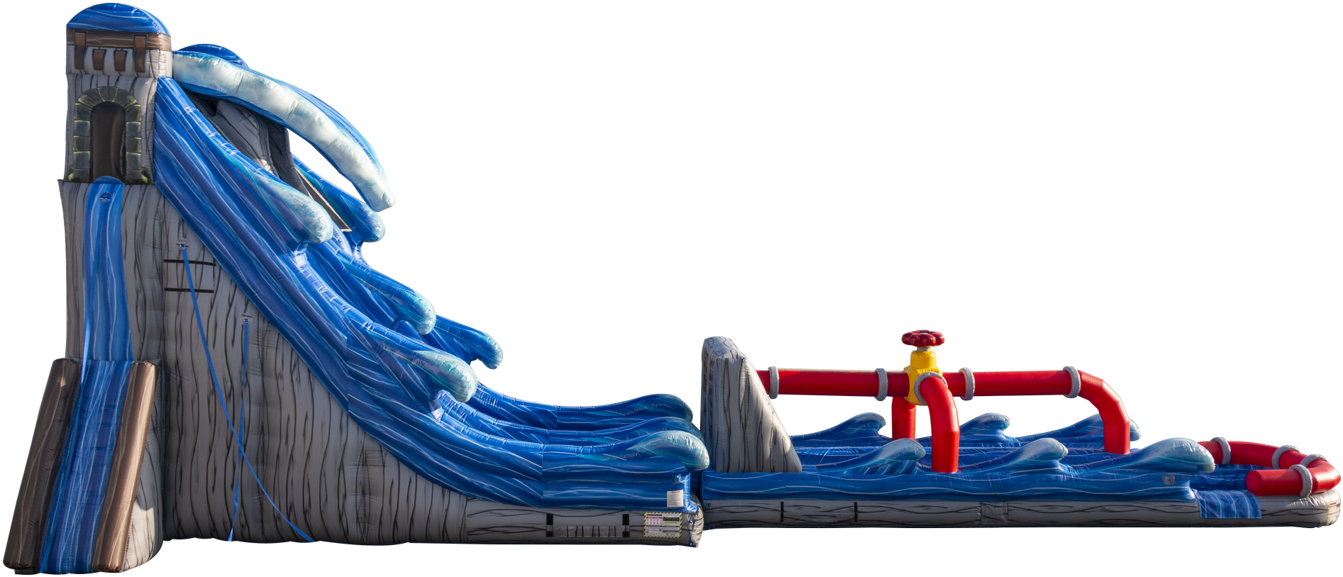 Inflatable Water Slide Playground PNG