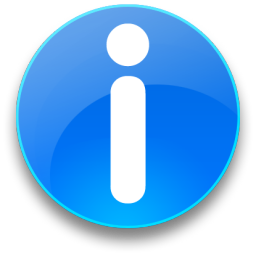 Information Icon Blue Background PNG