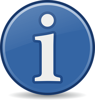 Information Icon Blue Circle PNG