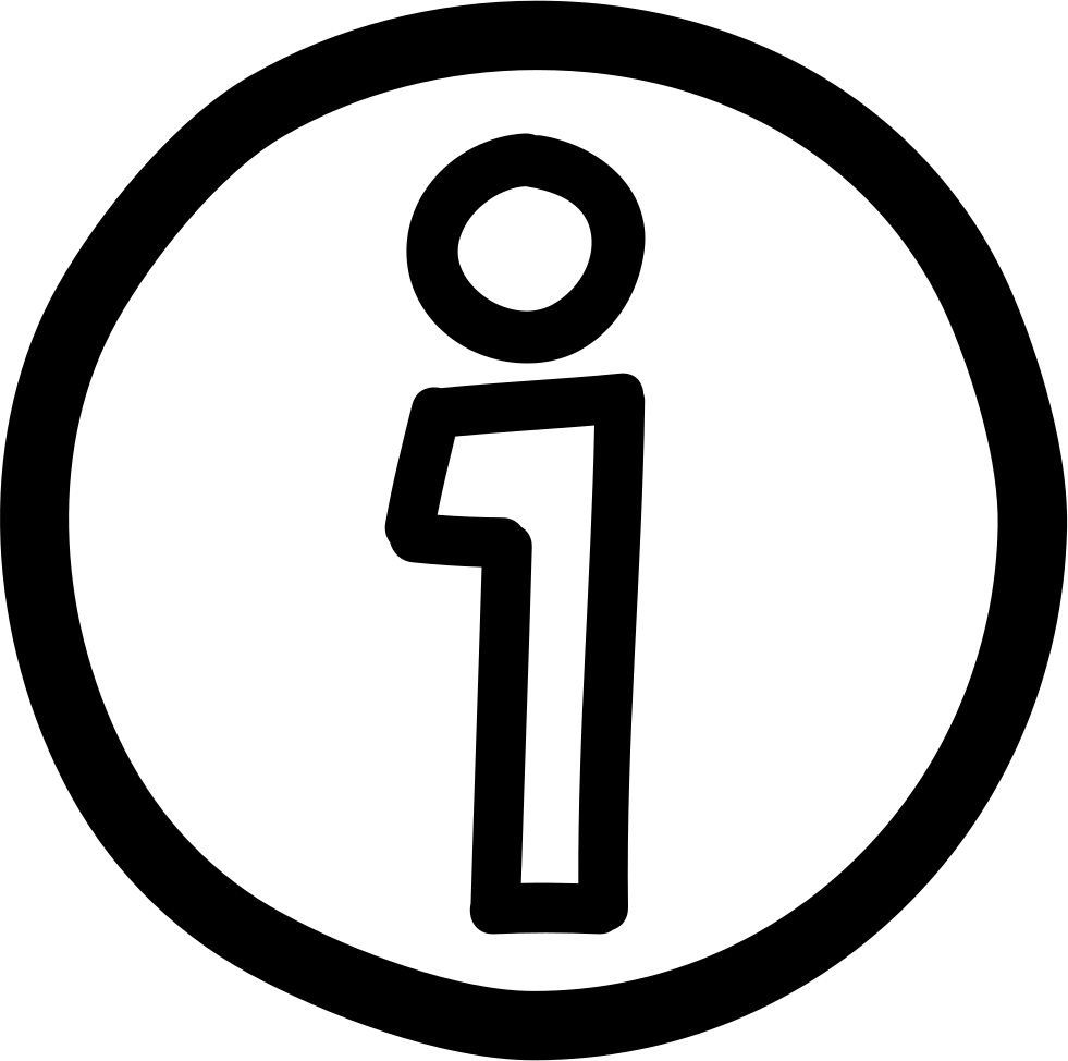 Information Symbol Encircled PNG
