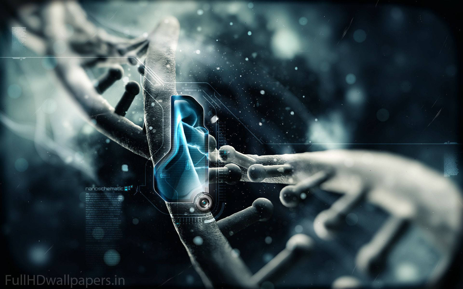 Information Technology Dna Graphic Wallpaper
