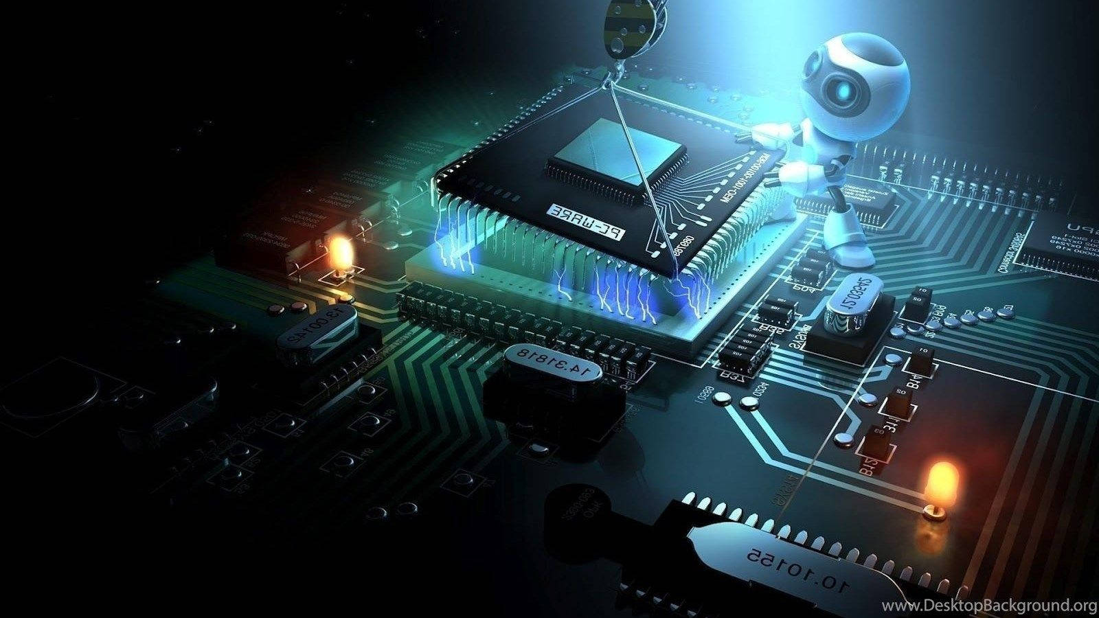 Information Technology Motherboard Chipset Background