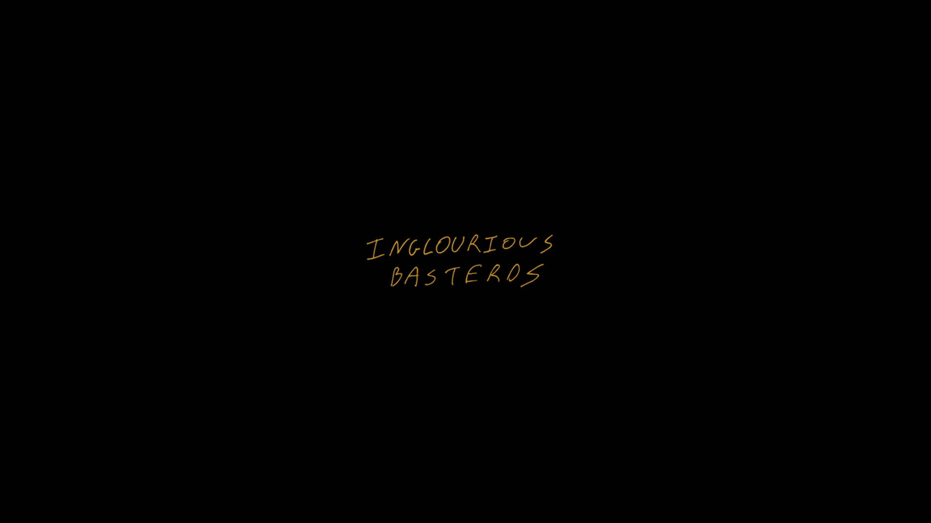 Inglourious Basterds Black Screen Wallpaper
