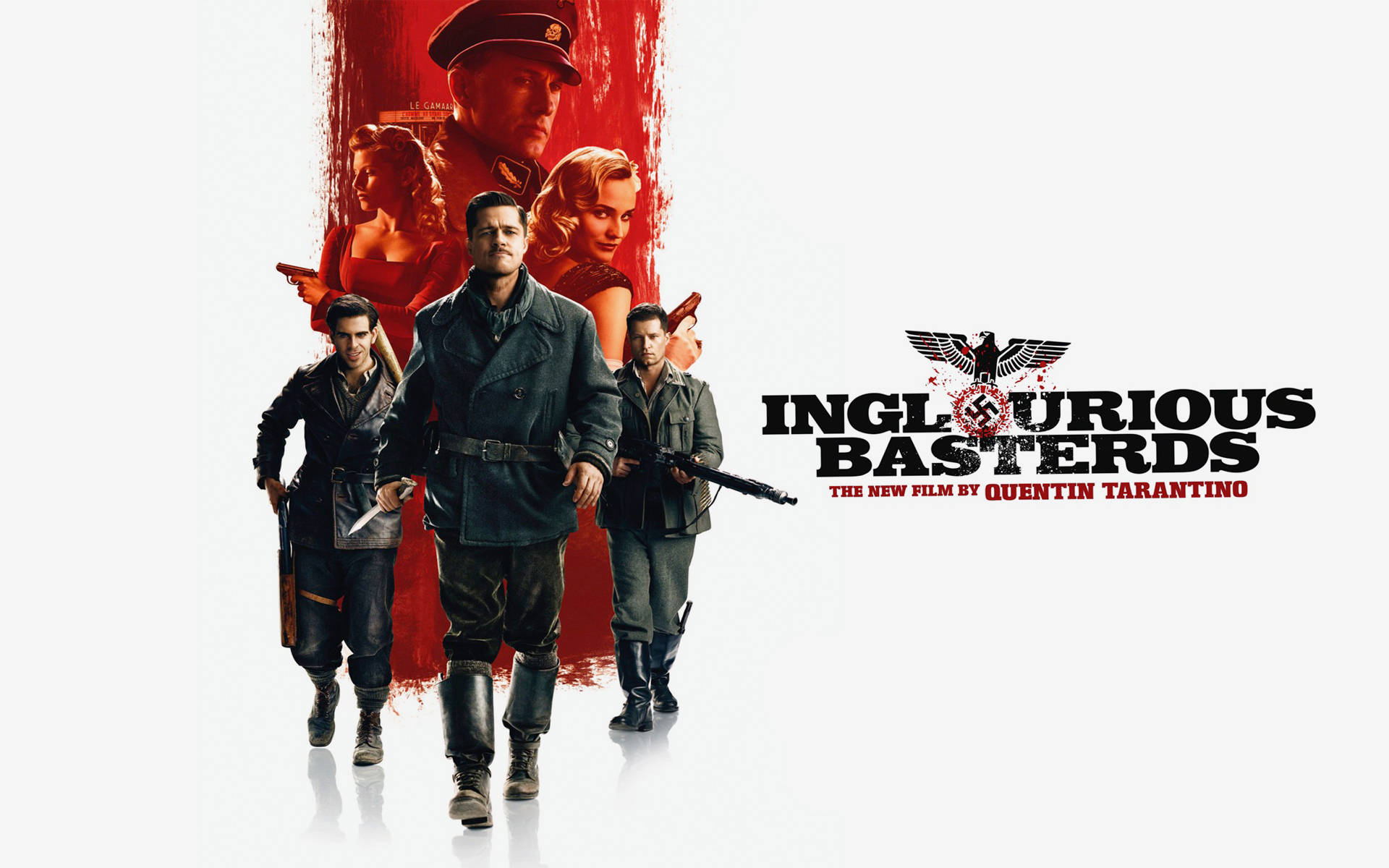 Inglourious Basterds Theatrical Poster Wallpaper