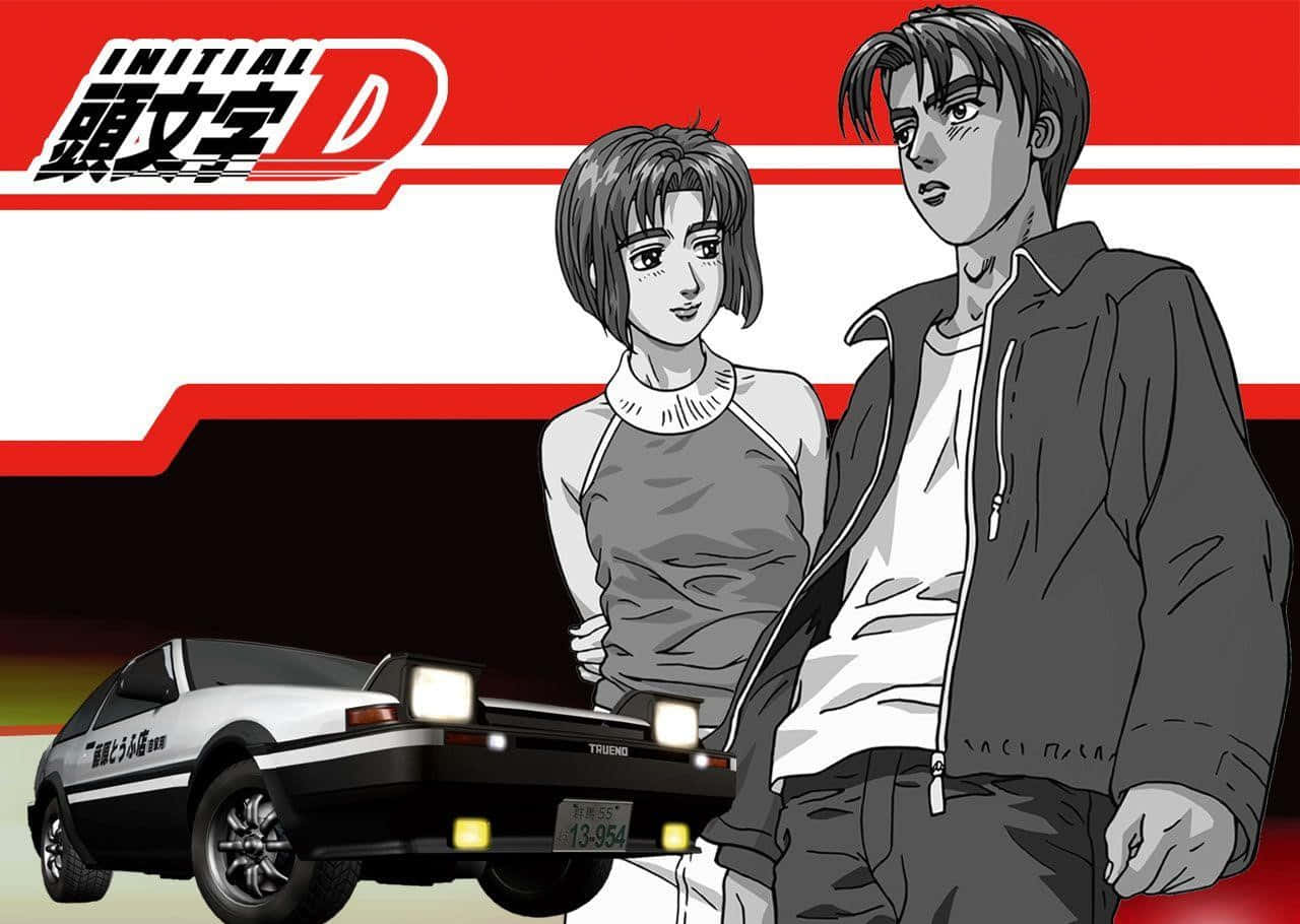 Takumi And Natsuki Initial D Background