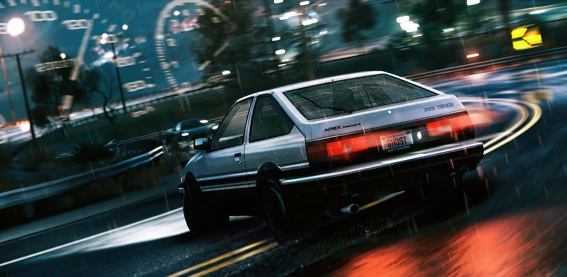 Toyota AE86 Drifting Initial D Background