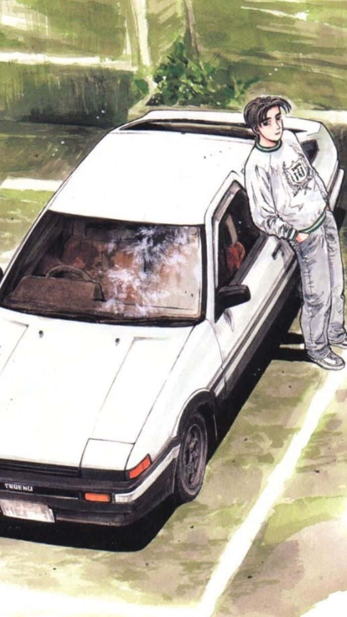 Initial D Phone Male Character Wallpaper