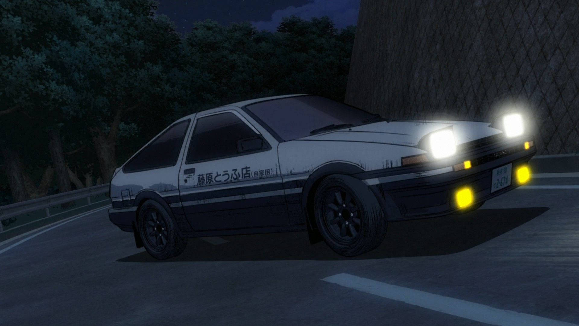 Ready to Race in Initial D Wallpaper