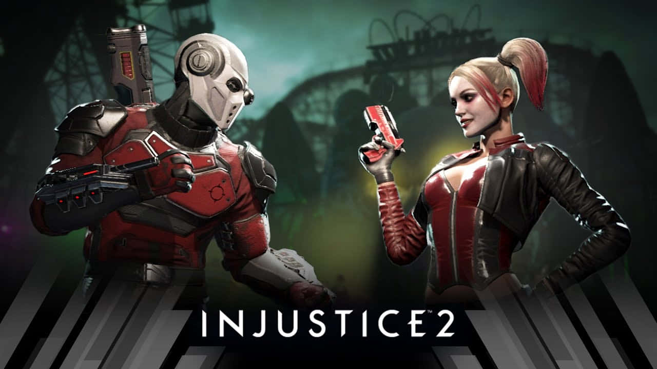 Promo Deadshot Dan Harley Quinn Injustice 2 Wallpaper